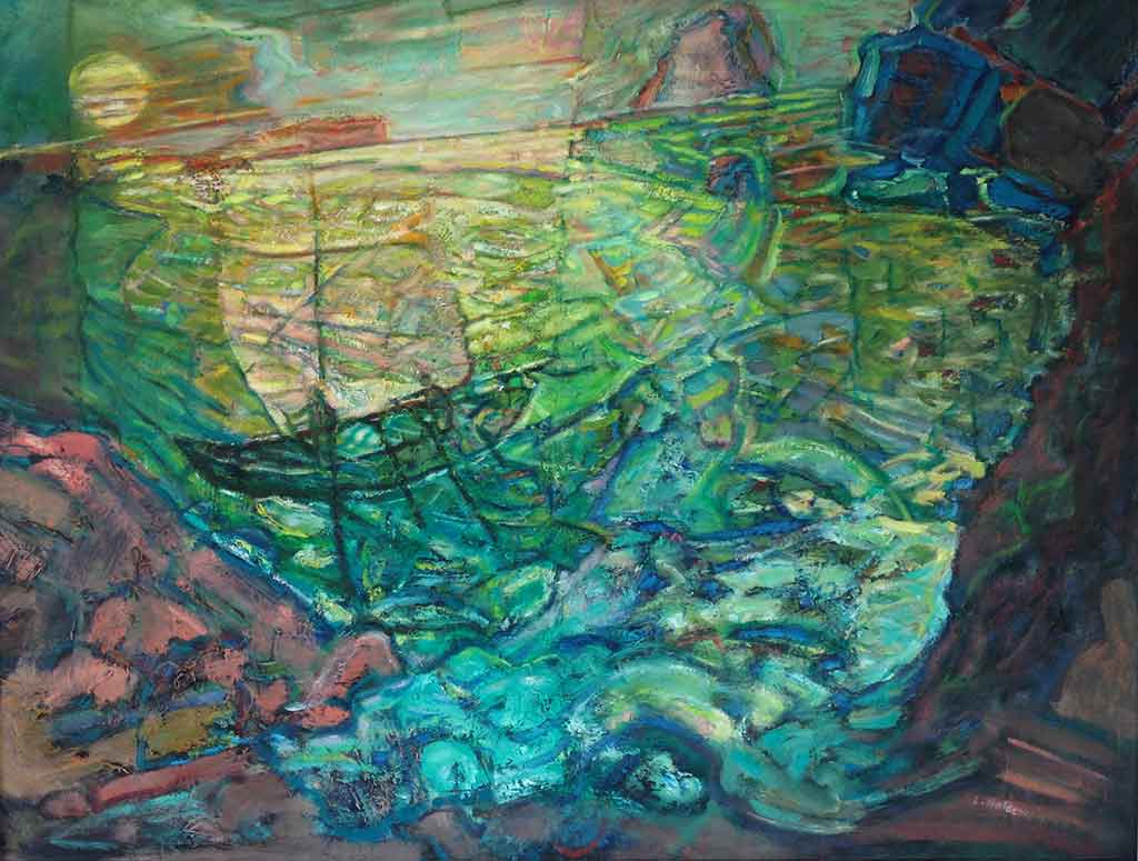 Camino Voyage 9 Camino Voyage by Liam Holden 90cm x 67cm oil on board 2018