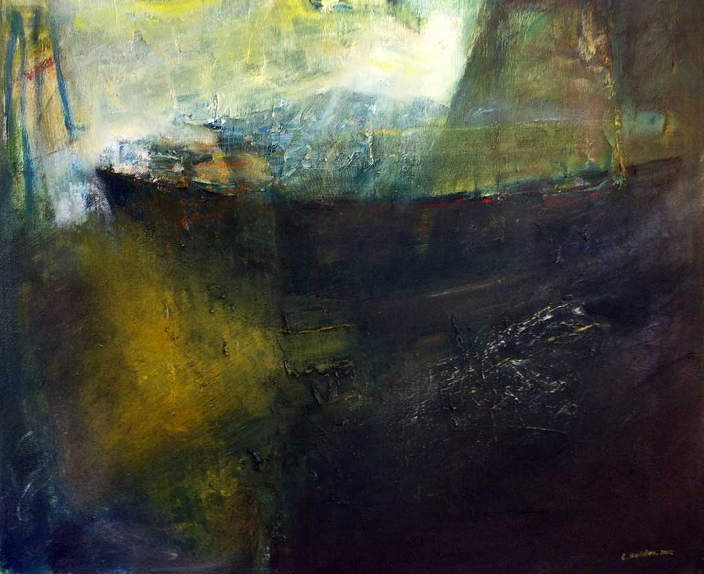 The Bow 9 The Bow by Liam Holden oil on canvas 60cm x 45cm 2015