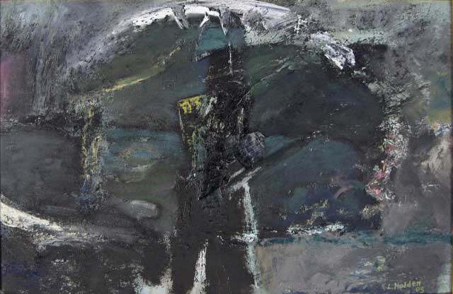 The War is Over by Liam Holden oil on canvas 30cm x 20cm 2005